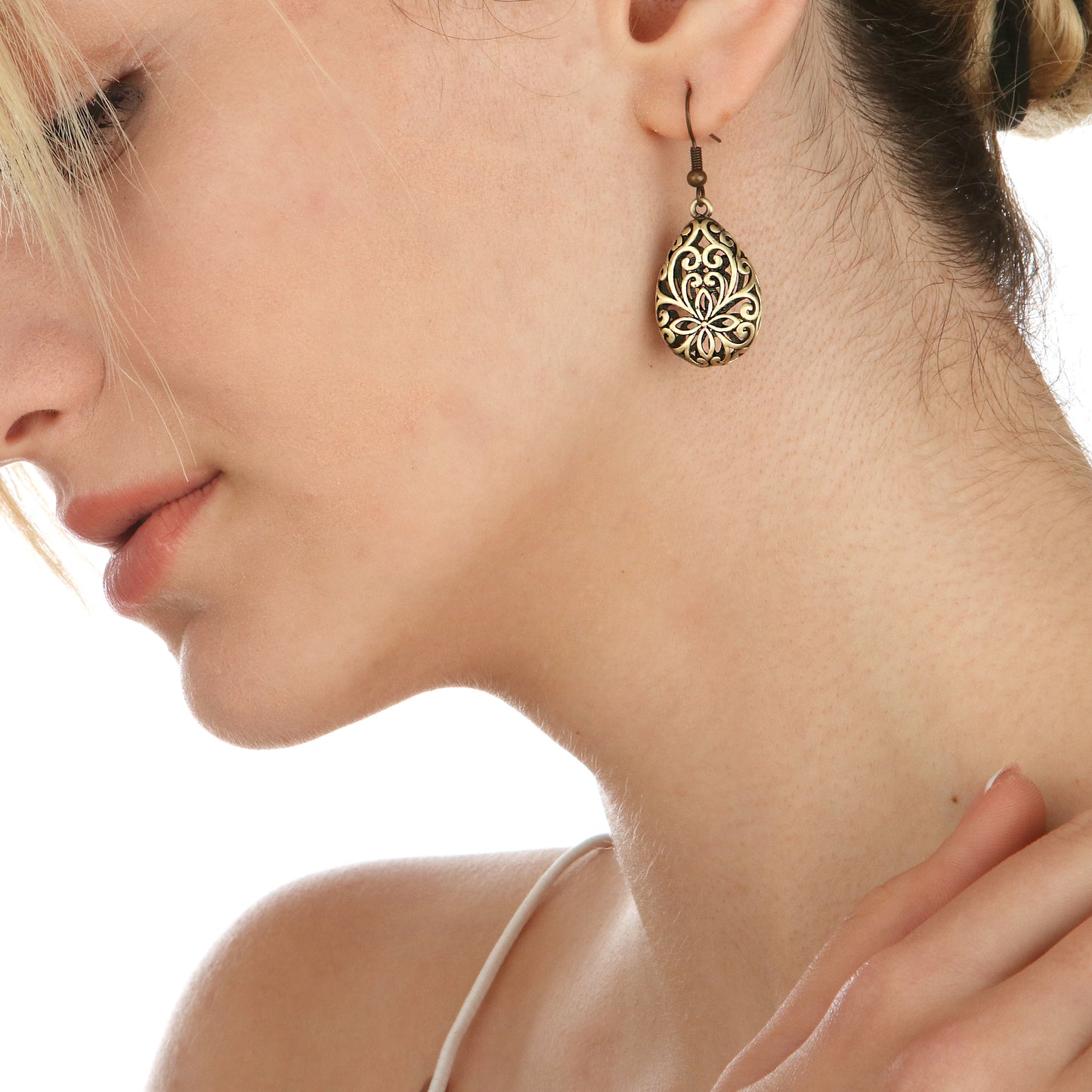 Boucles d'oreilles en bronze "Marrakech" dans un style vintage - VinoHR-39
