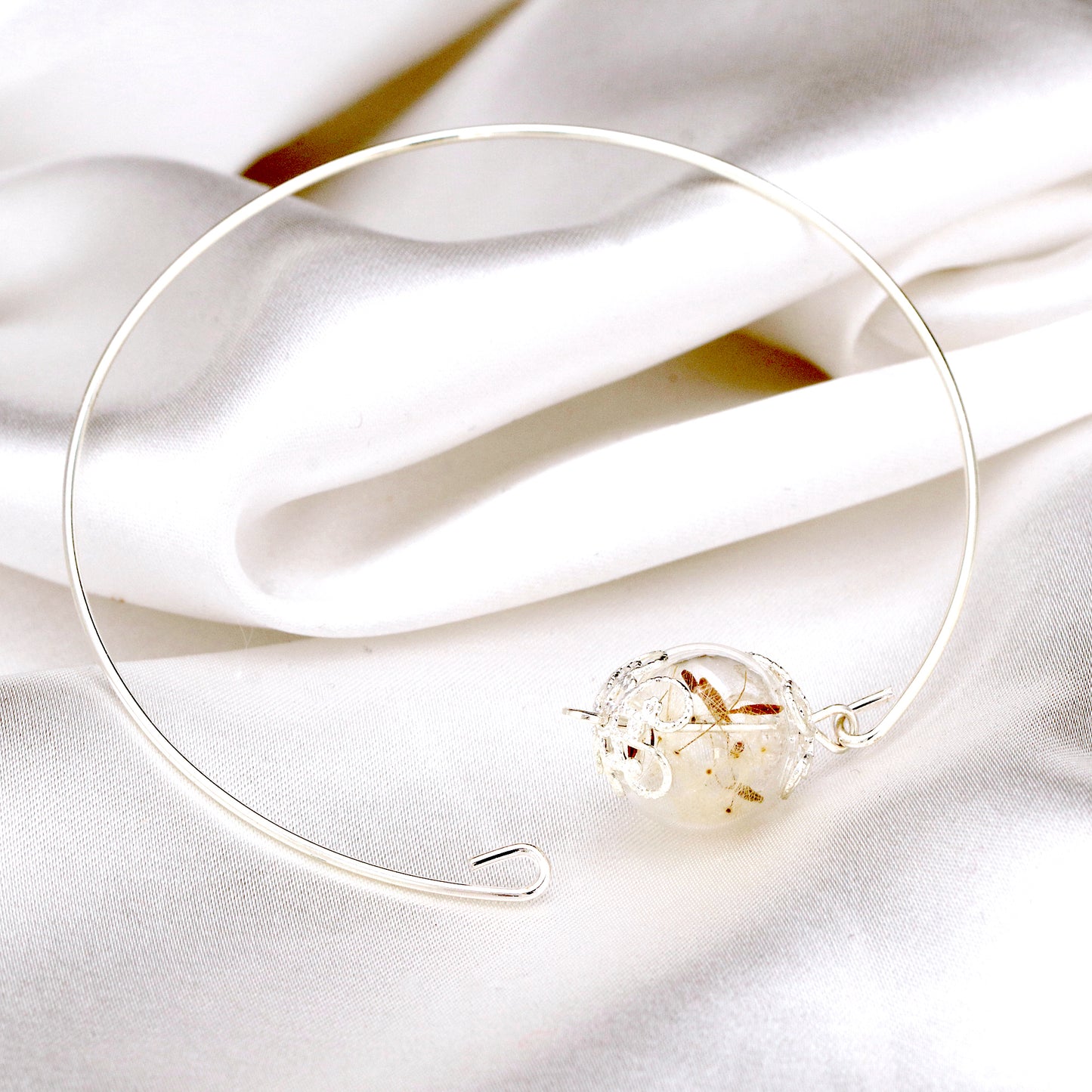 Bracelet élégant de graines de pusflumen - bijoux en plaqué argent minimaliste - retars 32
