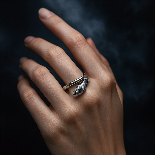 Ring "Schlange" 925 Sterling Silber - RG925-34