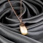 925 Sterling Rosegold chaîne en or "Café au Lait"-K925-110