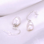 Boucles d'oreilles de perles d'eau douce baroque - Boucles d'oreilles de perles - EPA925-132