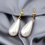 Bride Jewelry Pearl earring - Classic vinohr - 99