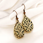 "Marrakech" Bronze boucles d'oreilles dans le style vintage-VINOHR-39