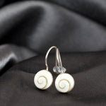 Shiva yeux boucles d'oreilles-925 Sterling Argent Minusel minimaliste océan mer Maritim contrebande-OHR925-53