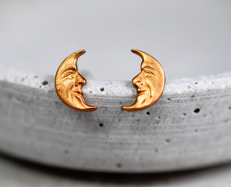 Boucles d'oreilles de lune 70 d'origine