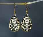 "Marrakech" Bronze boucles d'oreilles dans le style vintage-VINOHR-39