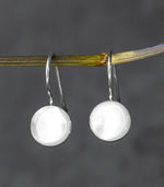 Perle Boucles d'oreilles Dainty Silver Luxury Bijoux minimalistes en blanc - EPEAR925-57