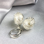 Pandelion Pust Floral Boucles d'oreilles - Boucles d'oreilles d'ornement élégantes - VinoHR-67