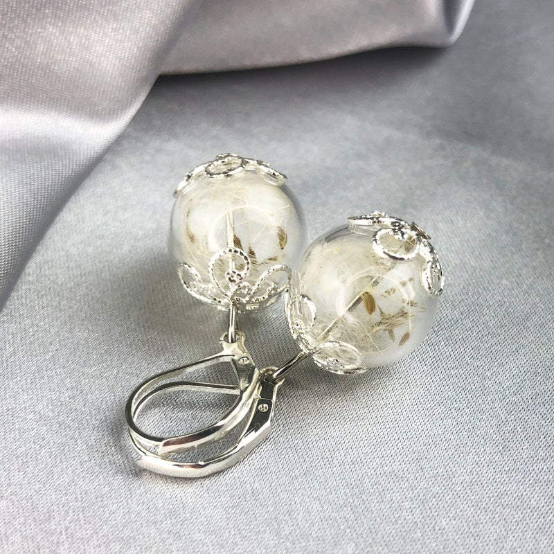 Pandelion Pust Floral Boucles d'oreilles - Boucles d'oreilles d'ornement élégantes - VinoHR-67