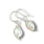 Boucles d'oreilles de perles d'eau douce baroque - Boucles d'oreilles de perles - EPA925-132