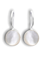 Perle Boucles d'oreilles Dainty Silver Luxury Bijoux minimalistes en blanc - EPEAR925-57