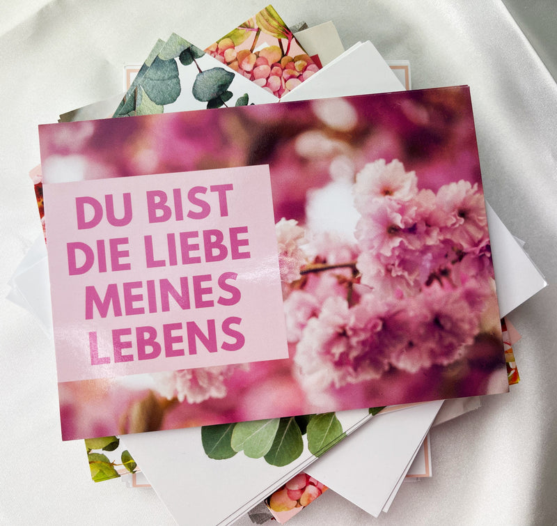 Geschenkkarte "Du bist die Liebe meines Lebens"