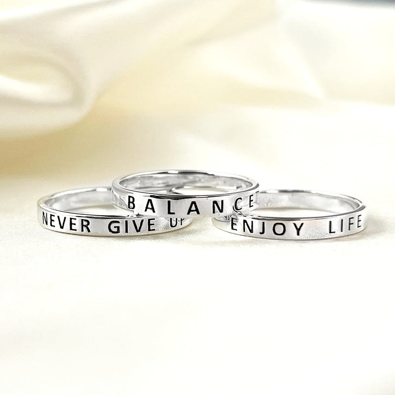 Love tour ring - 925 Sterling Silver sculpted ring - rg925 - 55