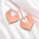 Boucles d'oreilles minimalistes sterling Sultan II 925 dans un style orienté (or rose)